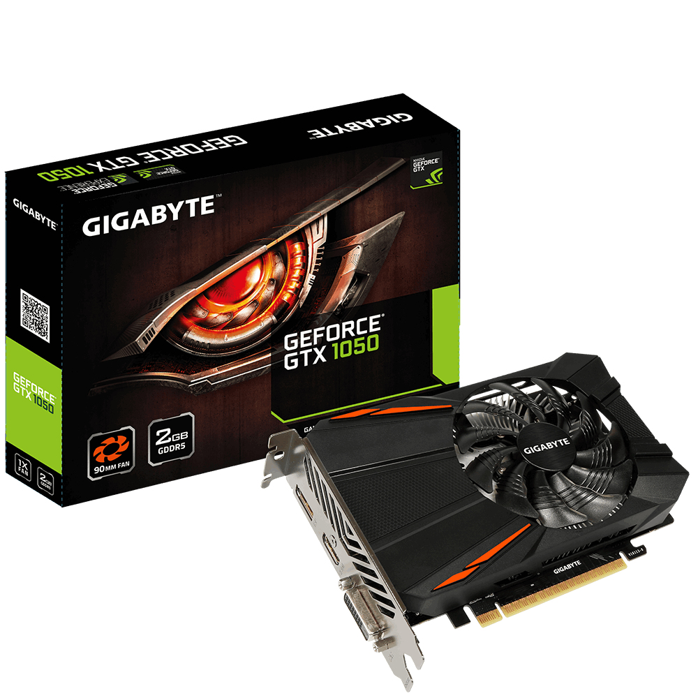 Gigabyte GeForce GTX 1050 D5 2GB GDDR5 Graphics Card