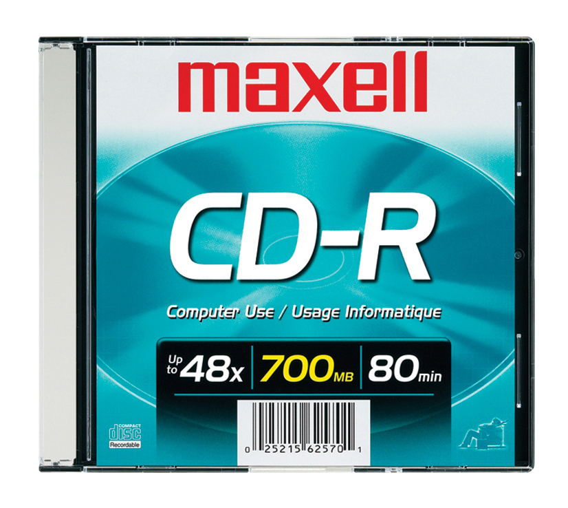 Maxell CDR 48X 700MB 1Pack Jewel Case