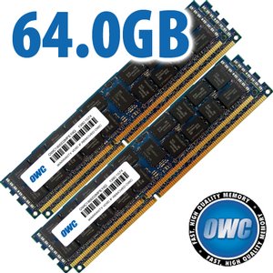 64GB OWC CL13 PC3-14900 1866MHz DDR3 ECC Registered SDRAM 4x 16GB