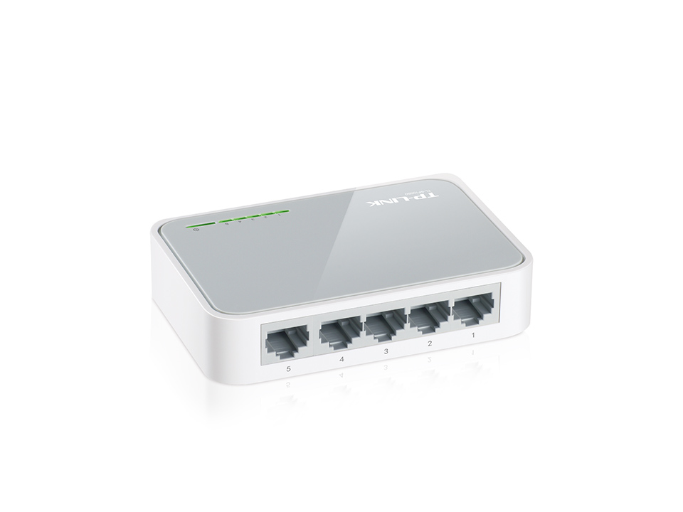 TP-LINK 5-Port 10/100Mbps Desktop Switch Unmanaged White