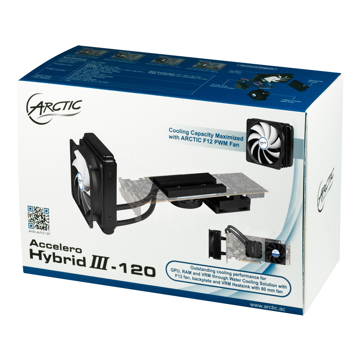 Arctic Accelero Hybrid III 120 GTX 980 Cooler Fan Fluid Dynamic