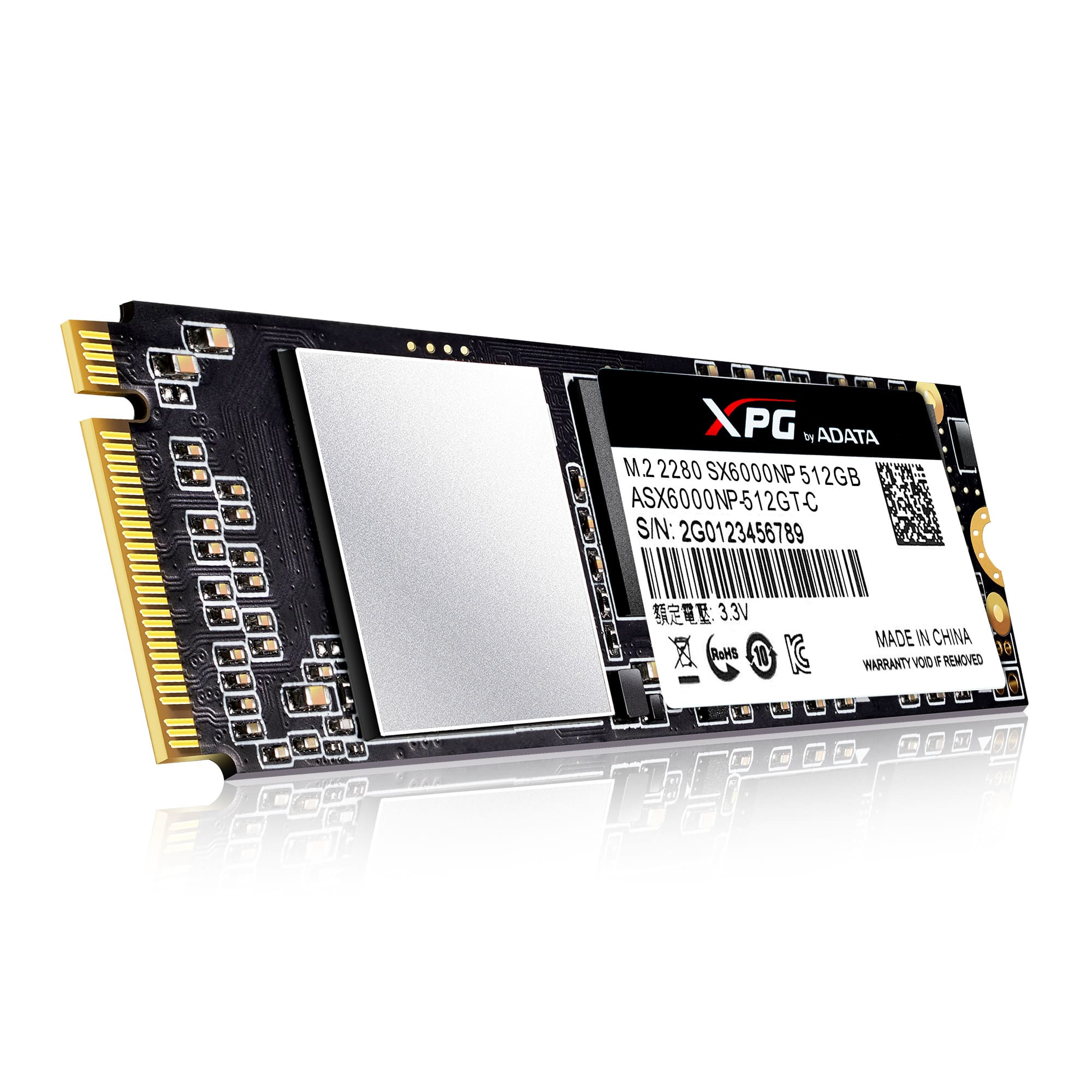 512GB AData XPG SX6000 PCIe Gen3x2 M.2 2280 Solid State Drive