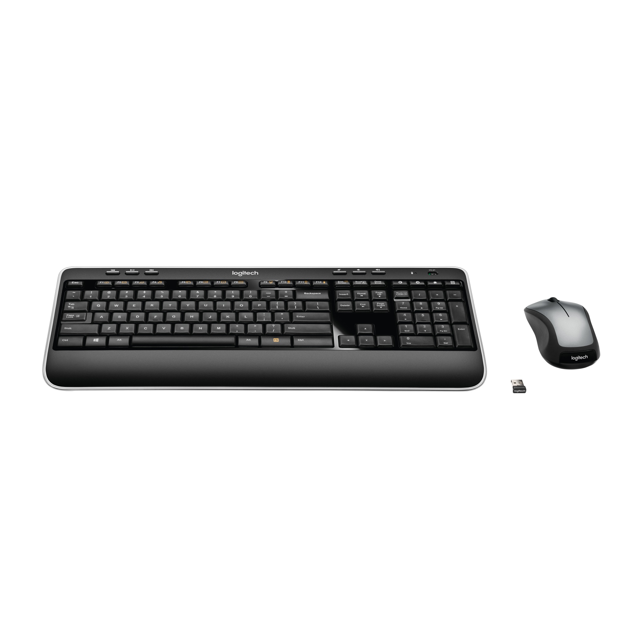 Blueprint indsats Give Logitech Wireless MK250 Keyboard + Mouse Combo - Spanish Layout QWERTY