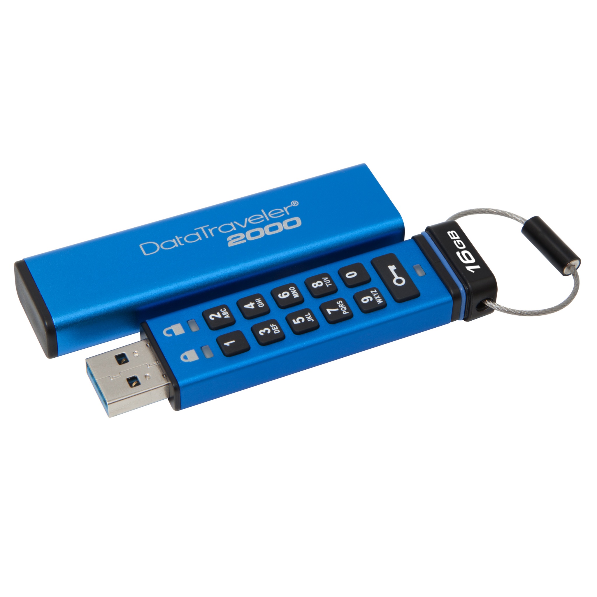 Kingston DataTraveler 2000, un USB encriptado con teclado #CES2016