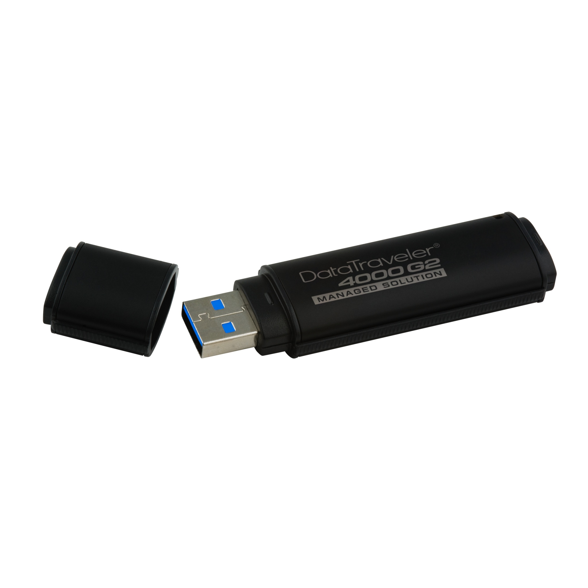 64GB Kingston DataTraveler 4000 G2 Encrypted USB 3.0 Flash Drive - Black