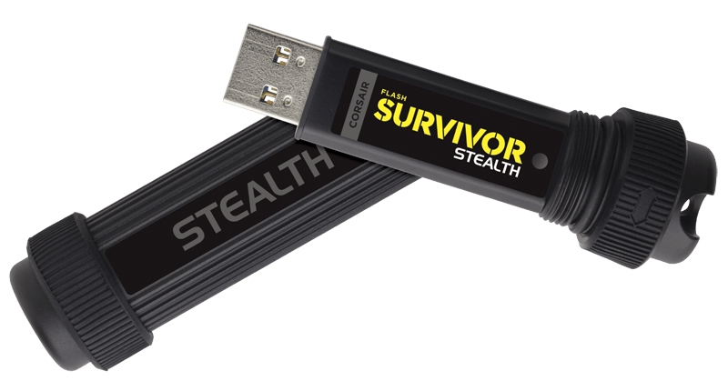 512GB Corsair Flash Survivor Stealth USB 3.0 Flash Drive - Black