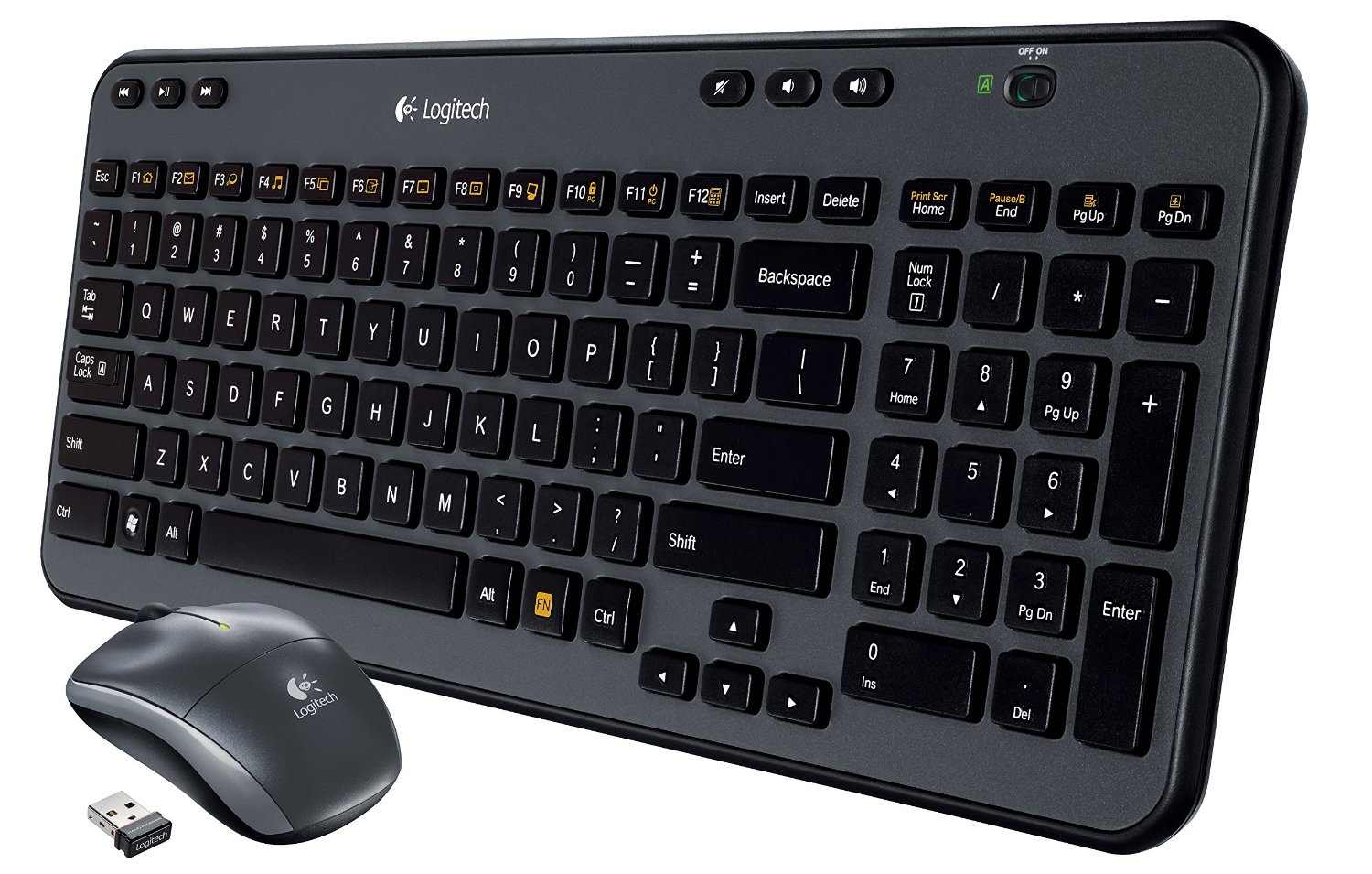 Logitech MK360 Wireless Mouse and Keyboard Combo USB US Layout