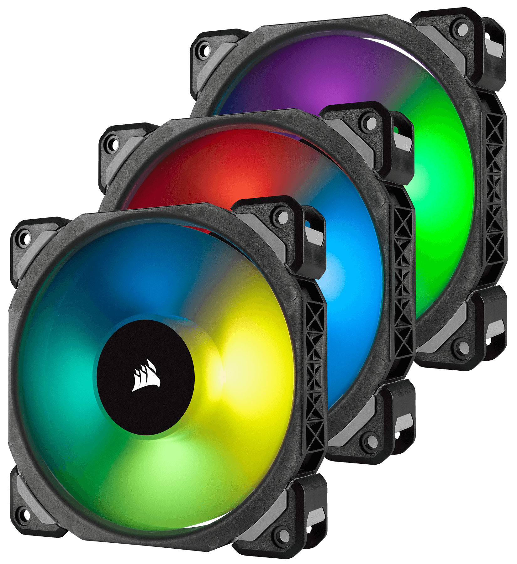 Corsair ML120 Pro PWM RGB 120mm Computer Case Fans Triple Pack