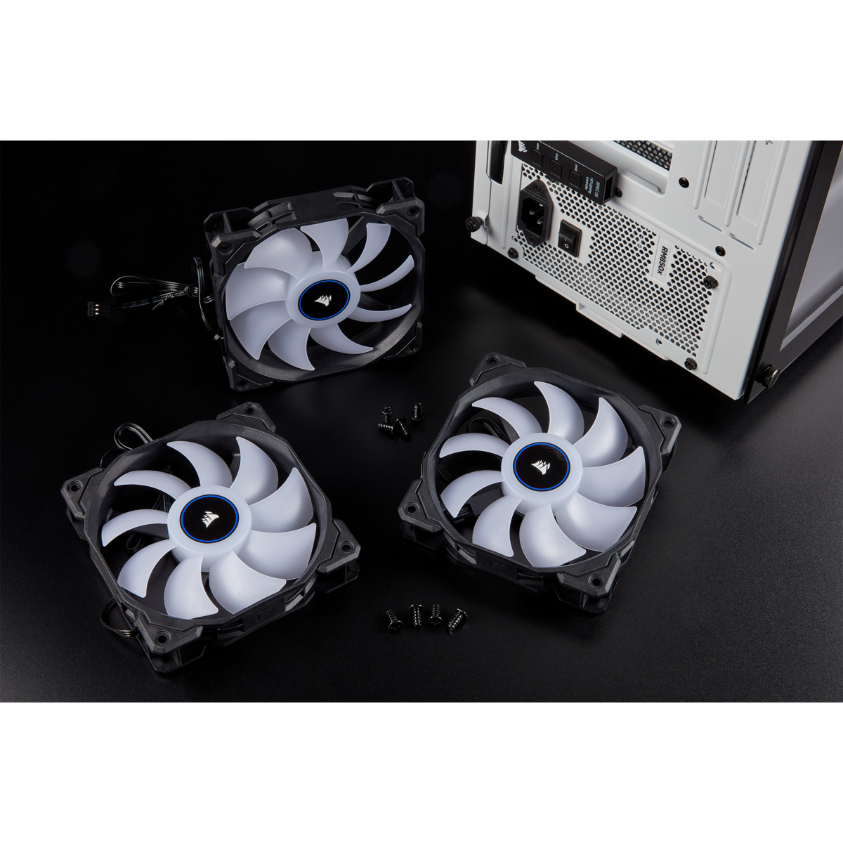 Corsair AF120 Air Series LED 120mm Computer Case Fans Triple
