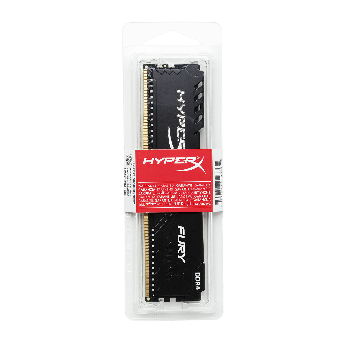 bovenstaand schakelaar revolutie 8GB Kingston HyperX Fury DDR4 2666MHz PC4-21300 CL16 Memory Module