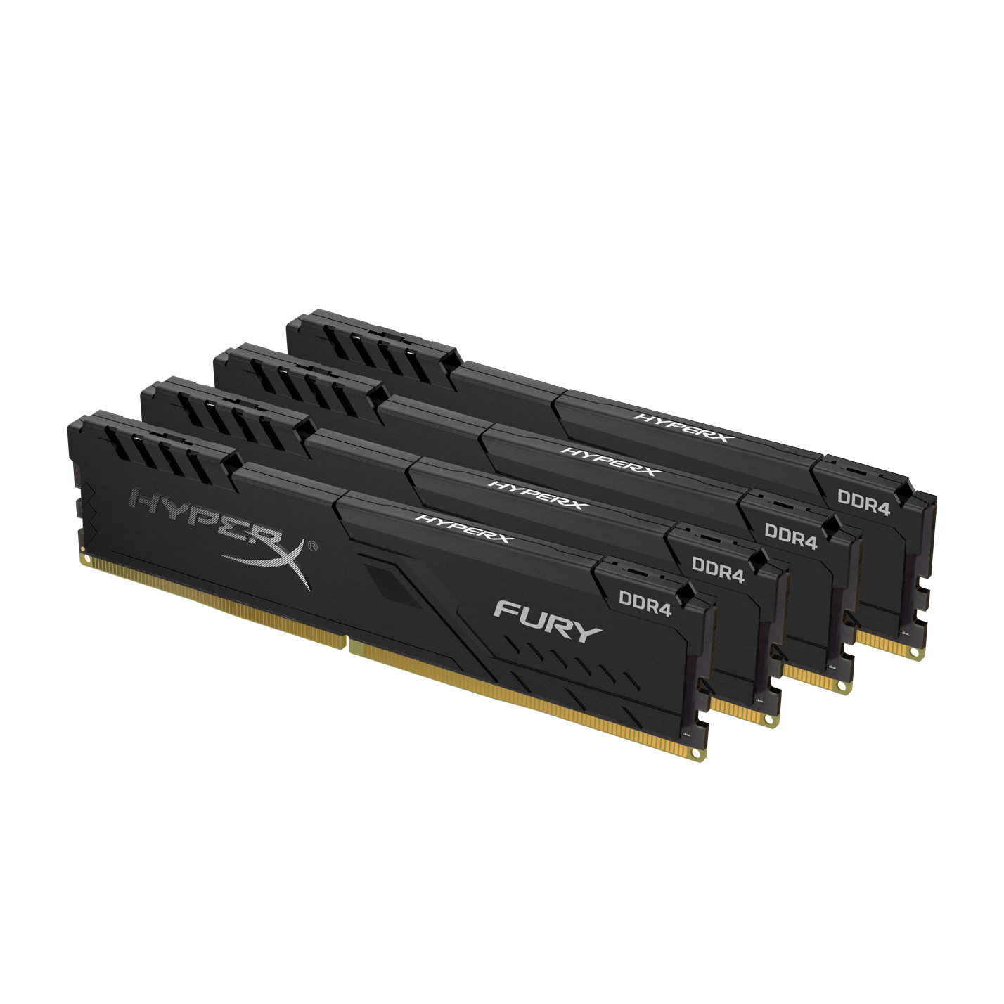 16GB Kingston HyperX Fury DDR4 3200MHz PC4-25600 CL16 Quad Channel