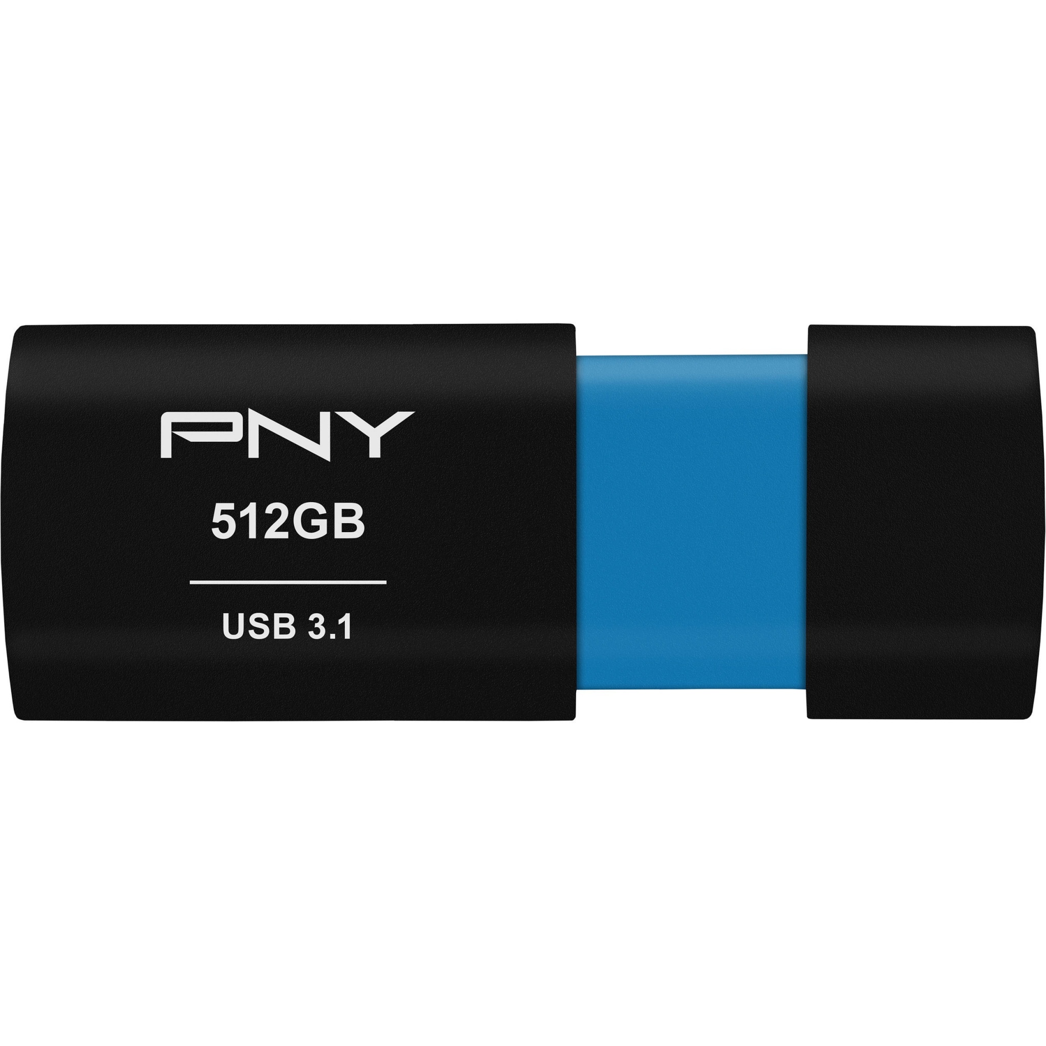 512GB PNY EliteX Fit USB 3.1 TypeA Flash Drive Black