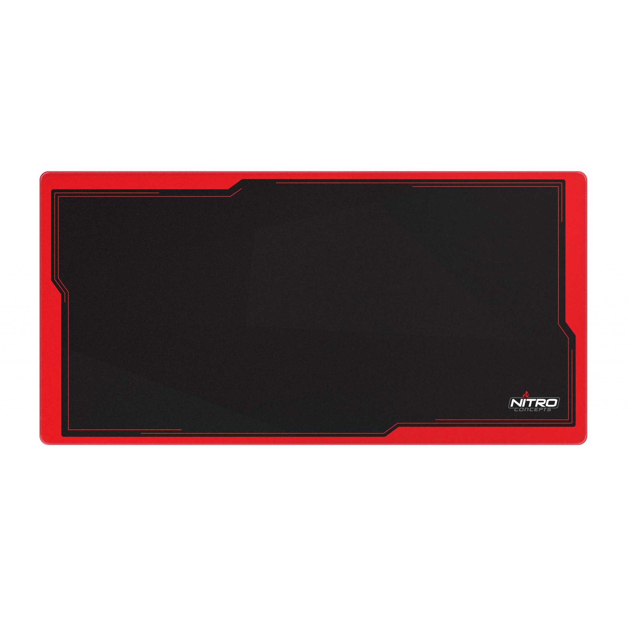 Netro Pad Nitro Concepts DM12 Mouse Pad - Black, Red
