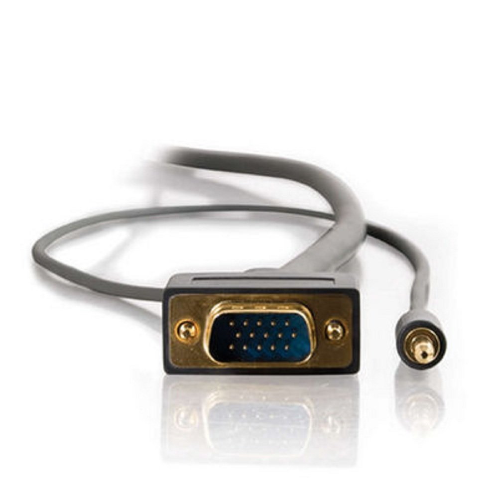 C2G 35ft Flexima VGA Cable w/Stereo Jacks