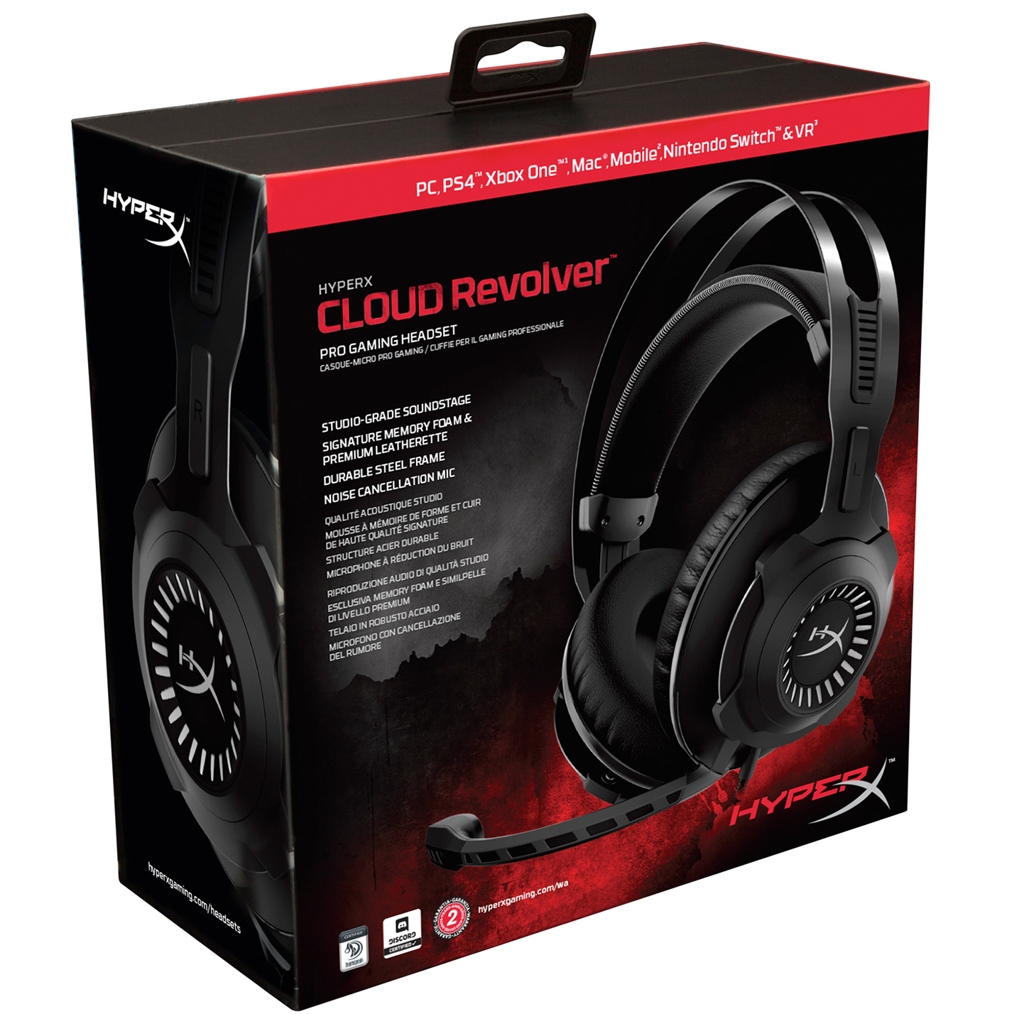 Kingston HyperX Cloud Revolver Pro Wired Gaming Headset w/Detachable