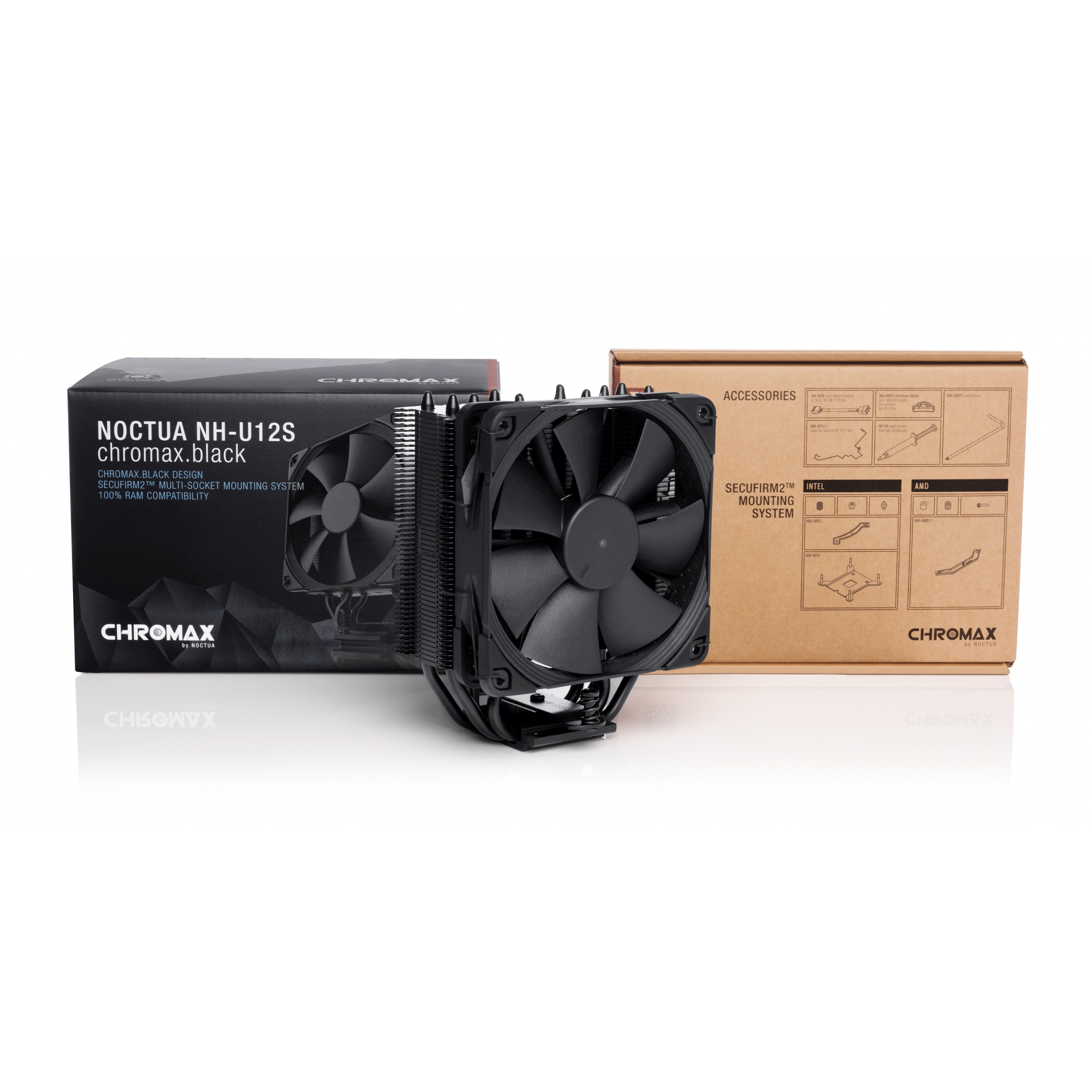 Noctua Chromax Black 120mm 1500RPM CPU Cooler