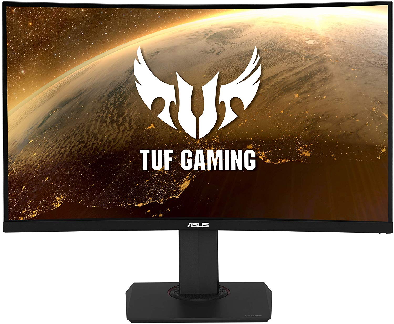 Blur statement Wink ASUS TUF Gaming VG32VQ 2560 x 1440 pixels LED Curved Gaming Monitor - 32 in
