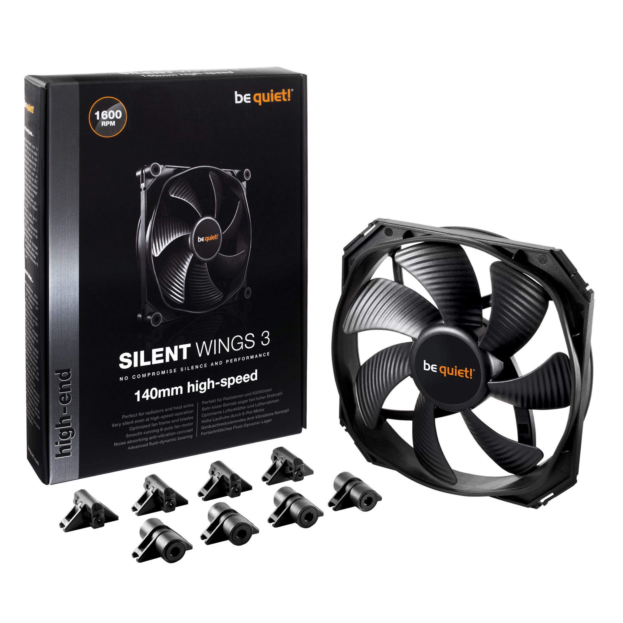 Silent Wings 3 140mm Computer Case Fan 