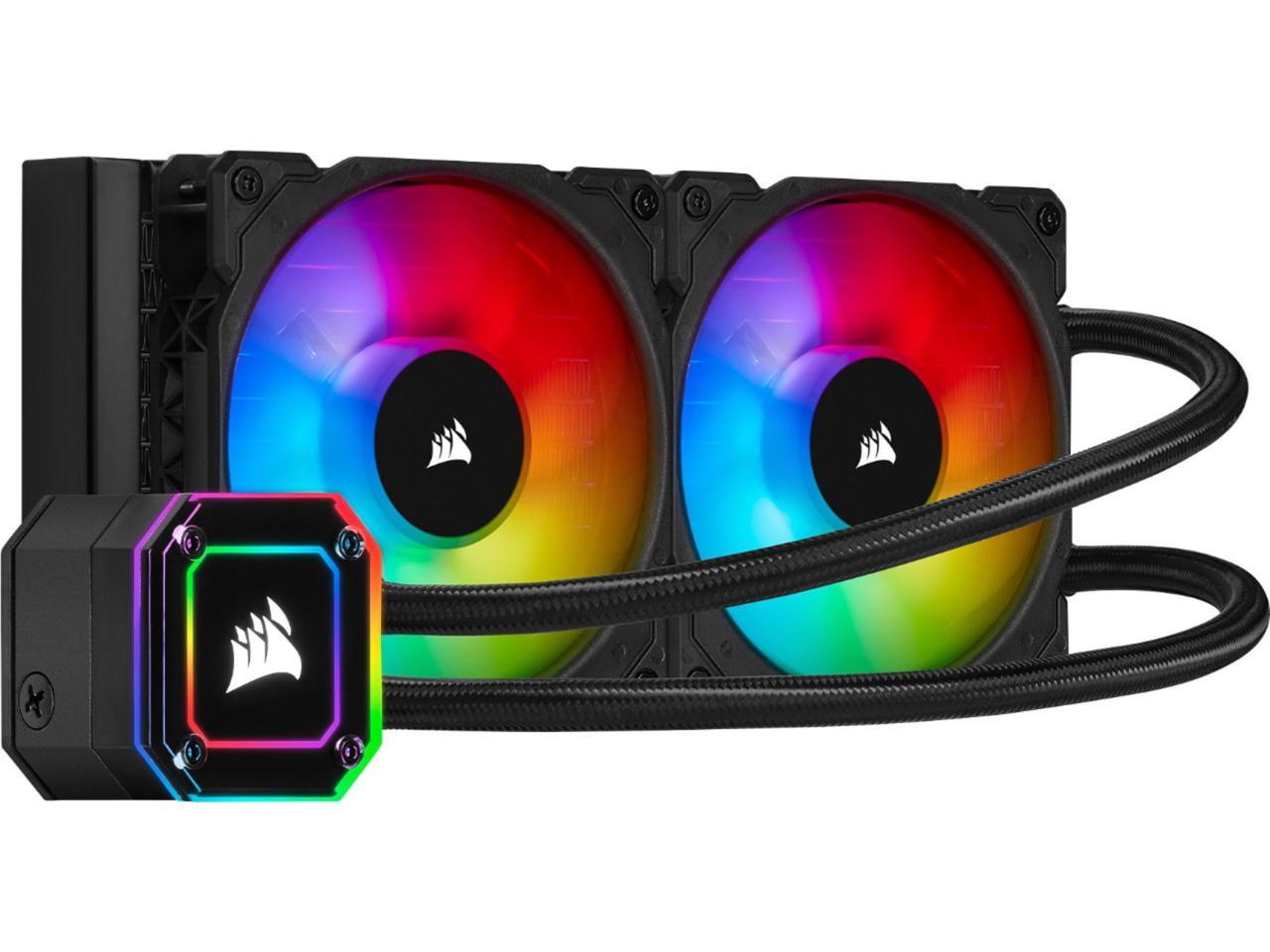 Corsair iCUE H100i ELITE CAPELLIX RGB 120mm Dual Fan Liquid CPU Cooler