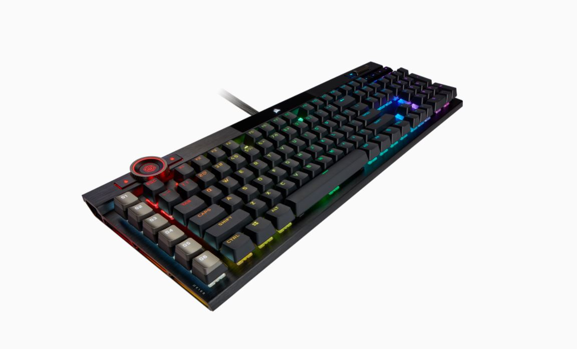 Corsair K100 RGB USB Black Mechanical Keyboard US English