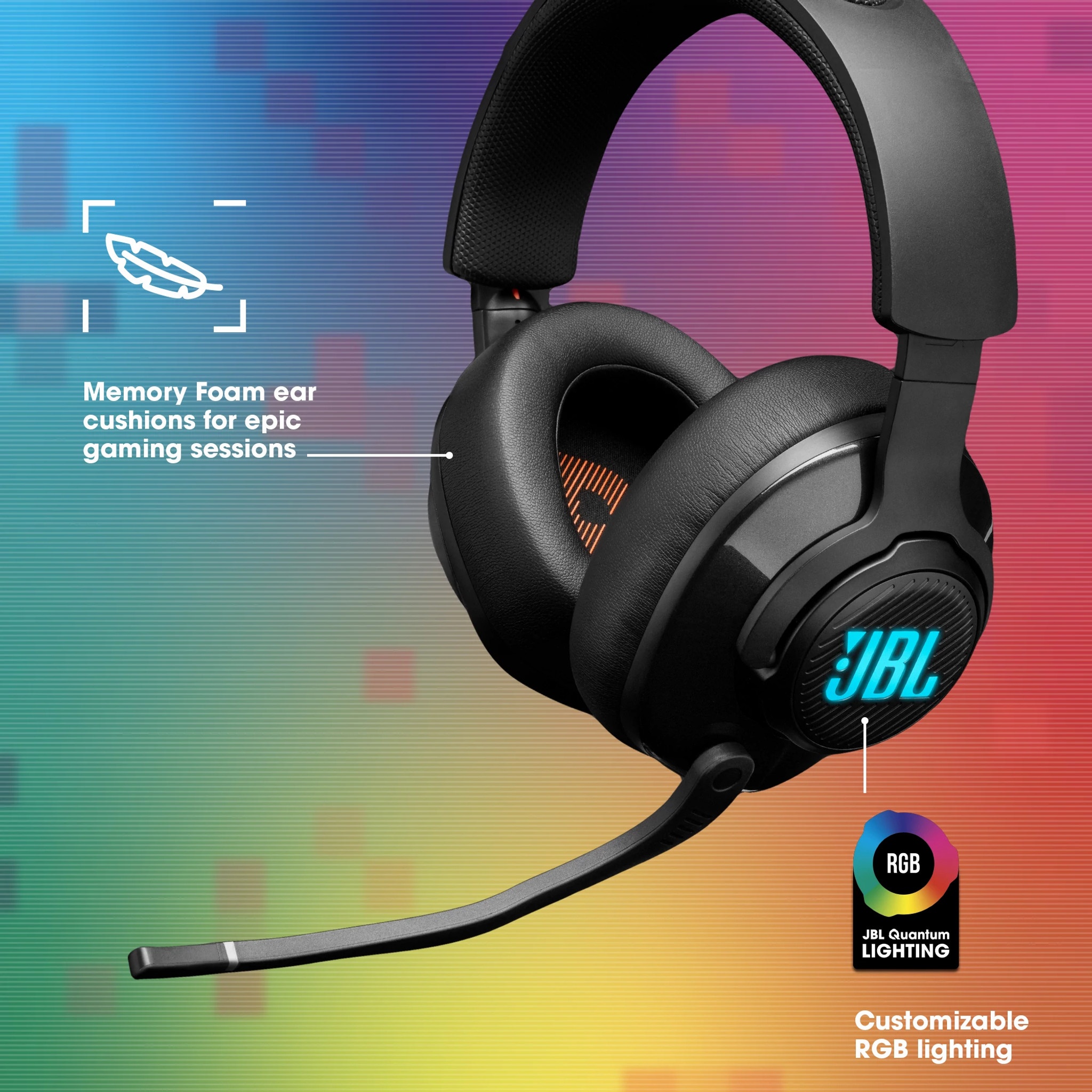JBL Quantum 400 Gaming Headset - Black