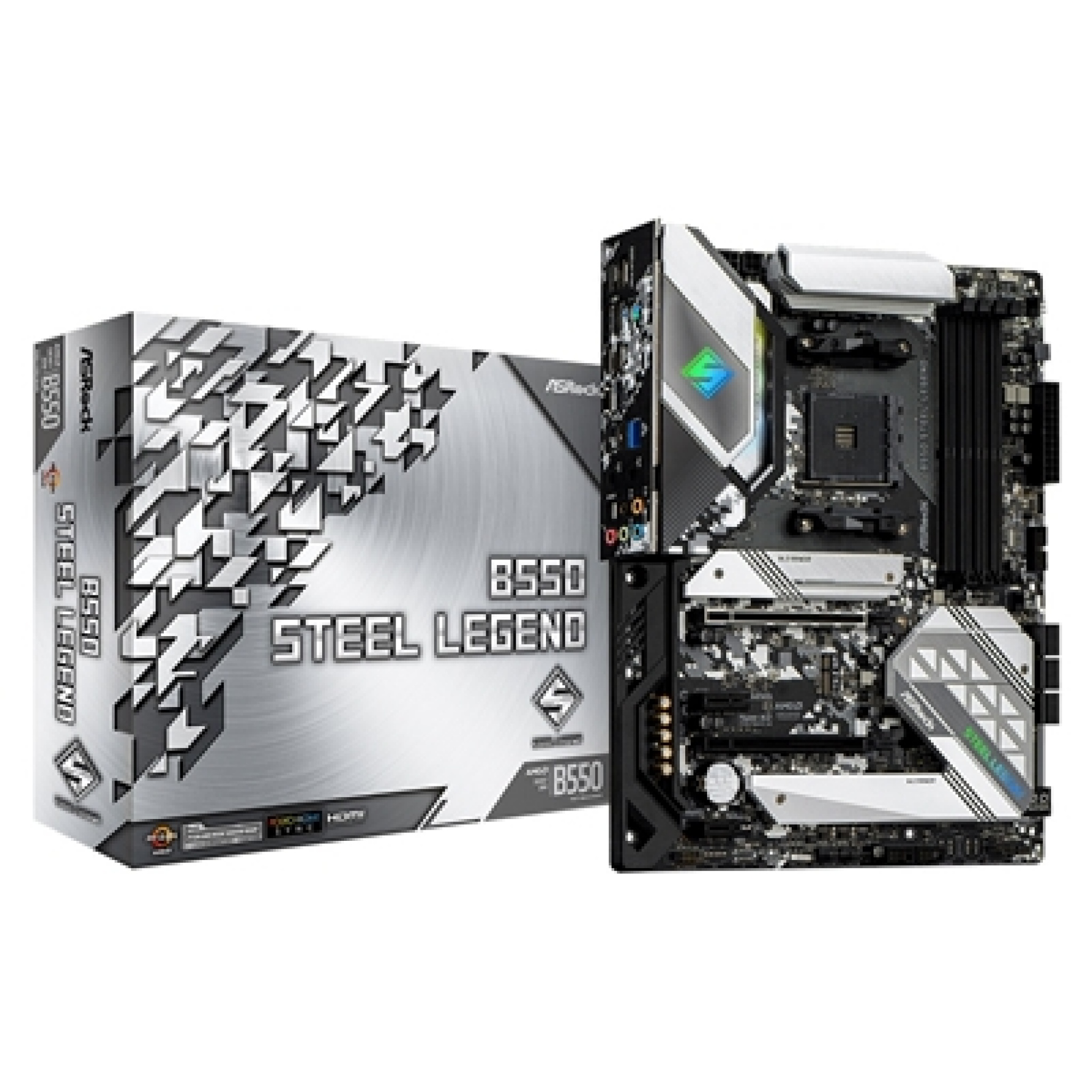 【最終値下げ】ASRock B550 steelLegend ASRock B550 STEEL LEGEND AMD AM4 ATX DDR4 Motherboard