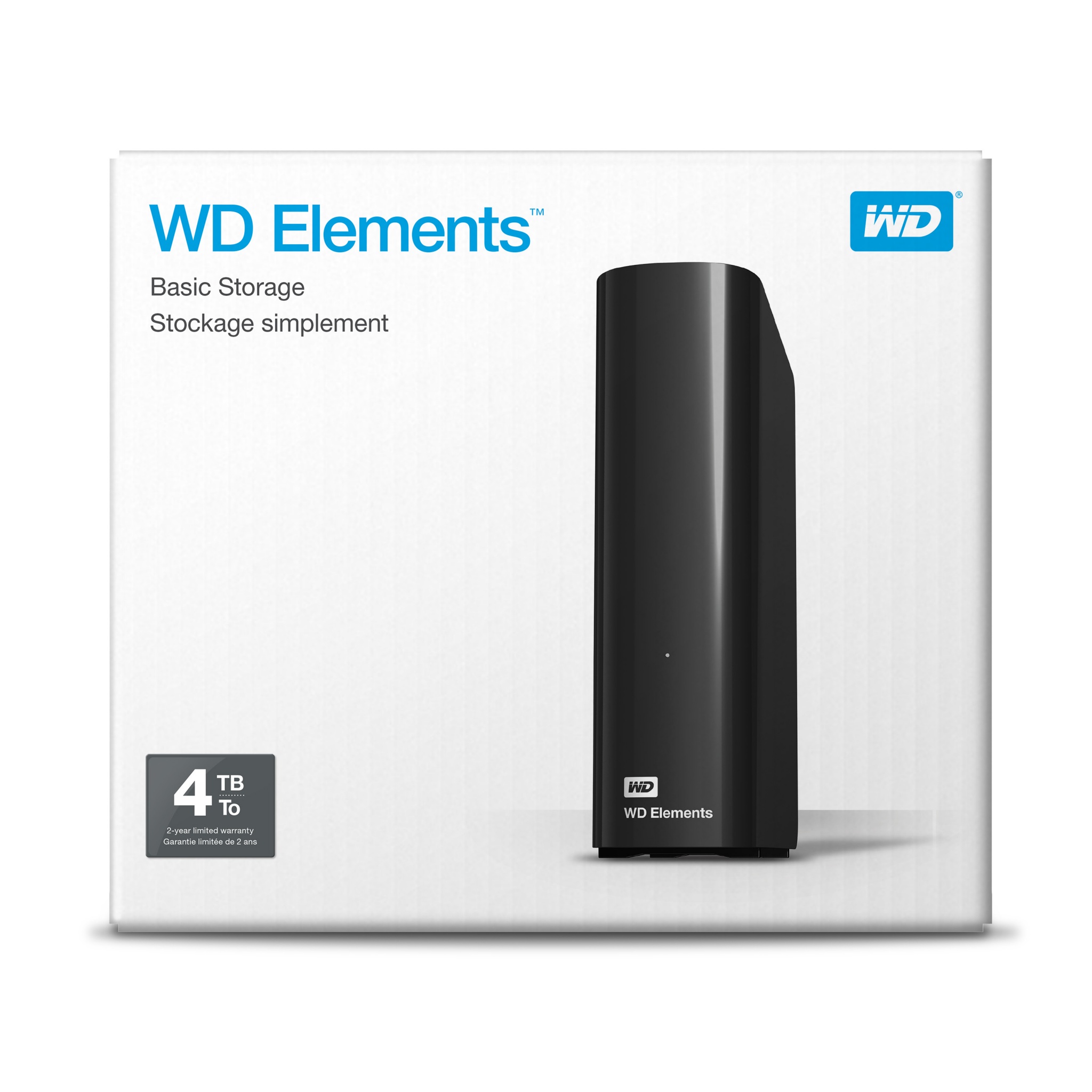 4TB WD Elements Desktop USB 3.0 External Hard Drive