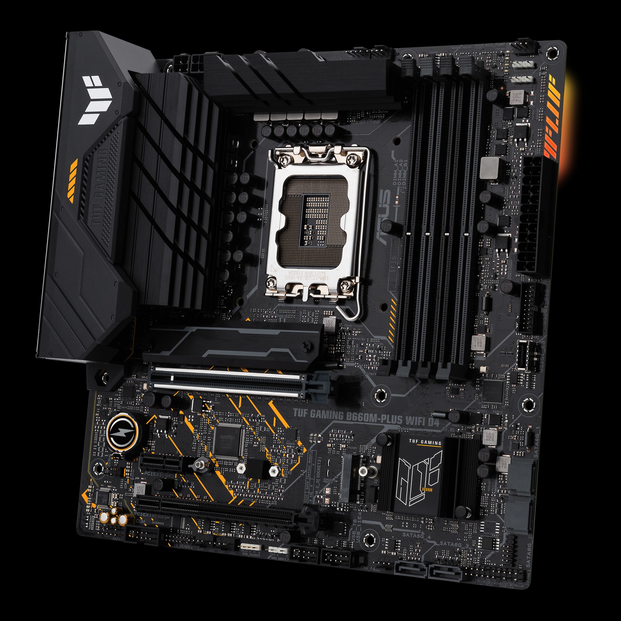 ASUS TUF GAMING B660M- PLUS WIFI D4 Intel LGA 1700 Micro ATX ASUS TUF GAMING B660M- PLUS WIFI D4 Intel LGA 1700 Micro ATX