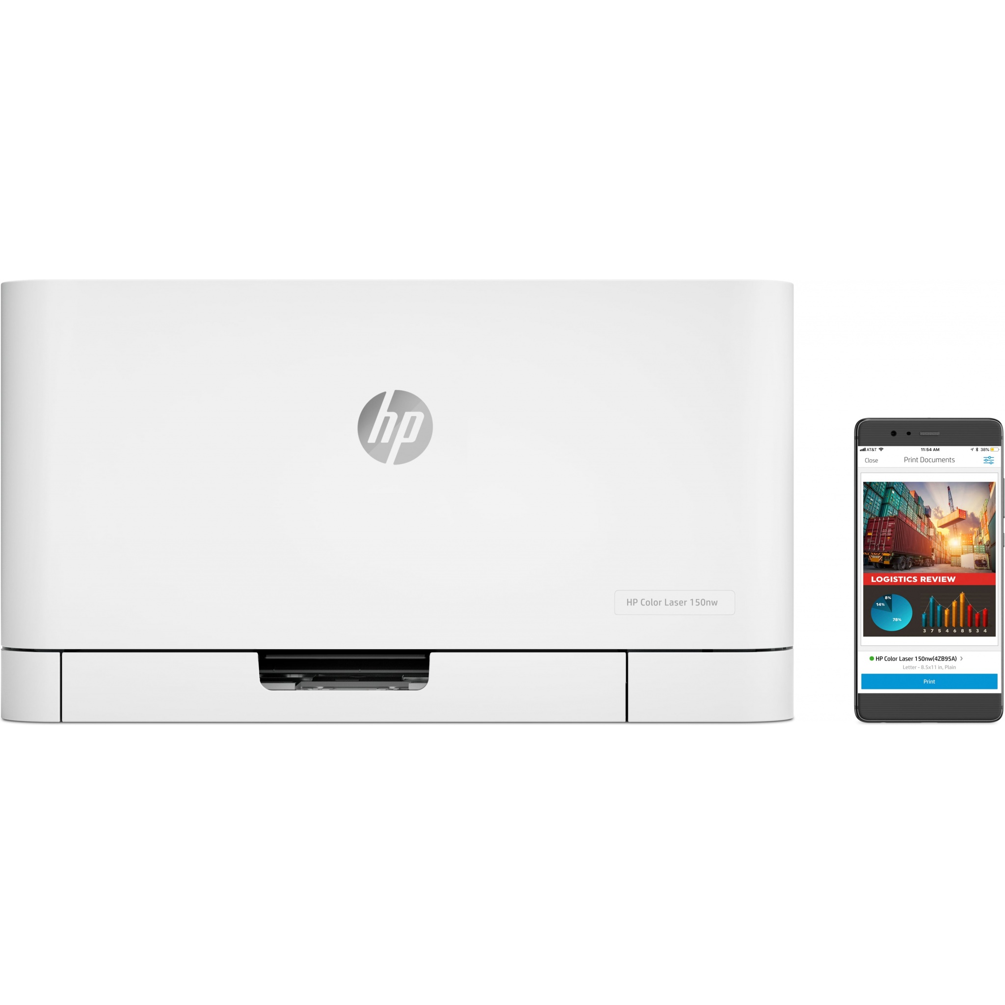 HP Color Laser 150nw Printer