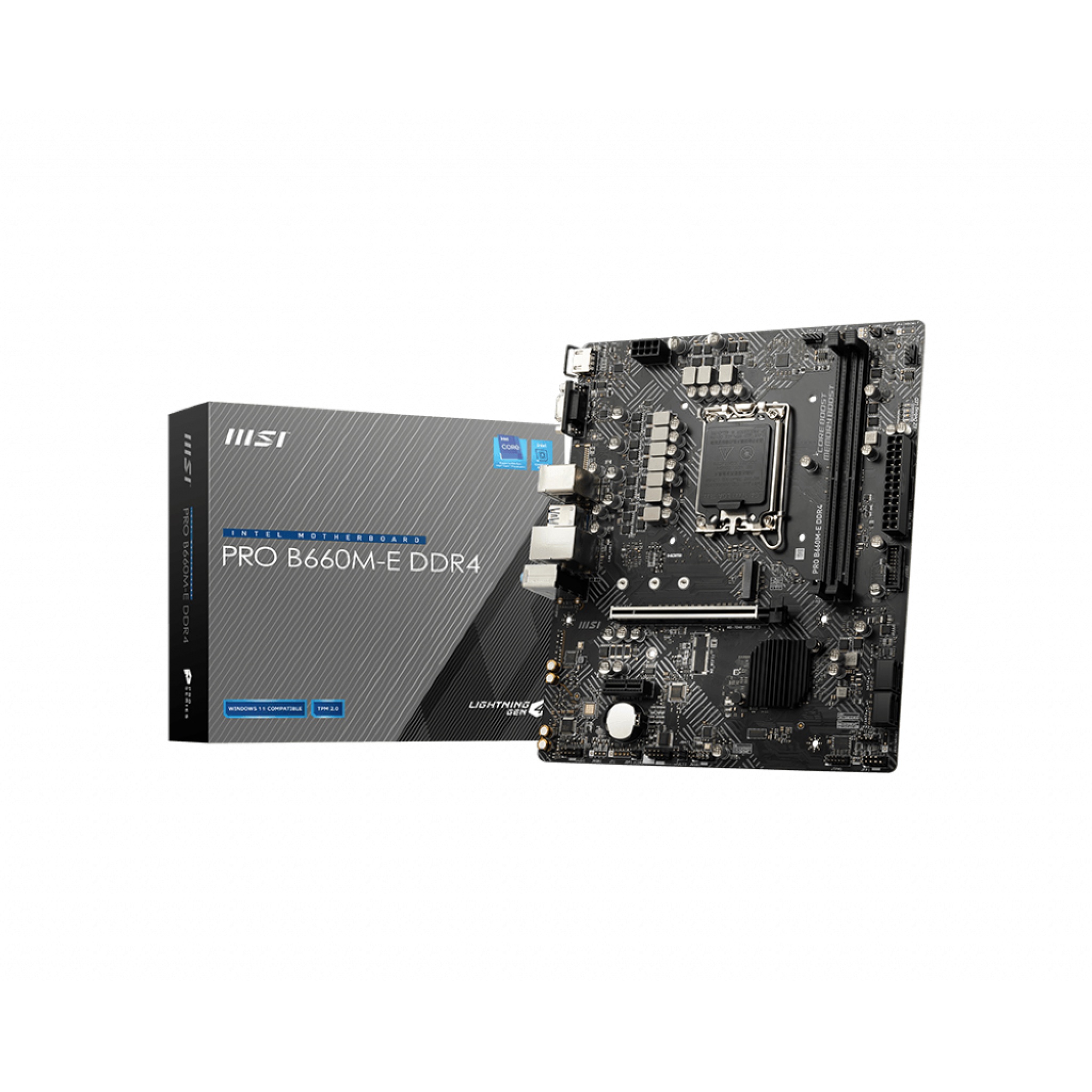 MSI PRO B660M-E Intel LGA 1700 Micro ATX DDR4 Motherboard