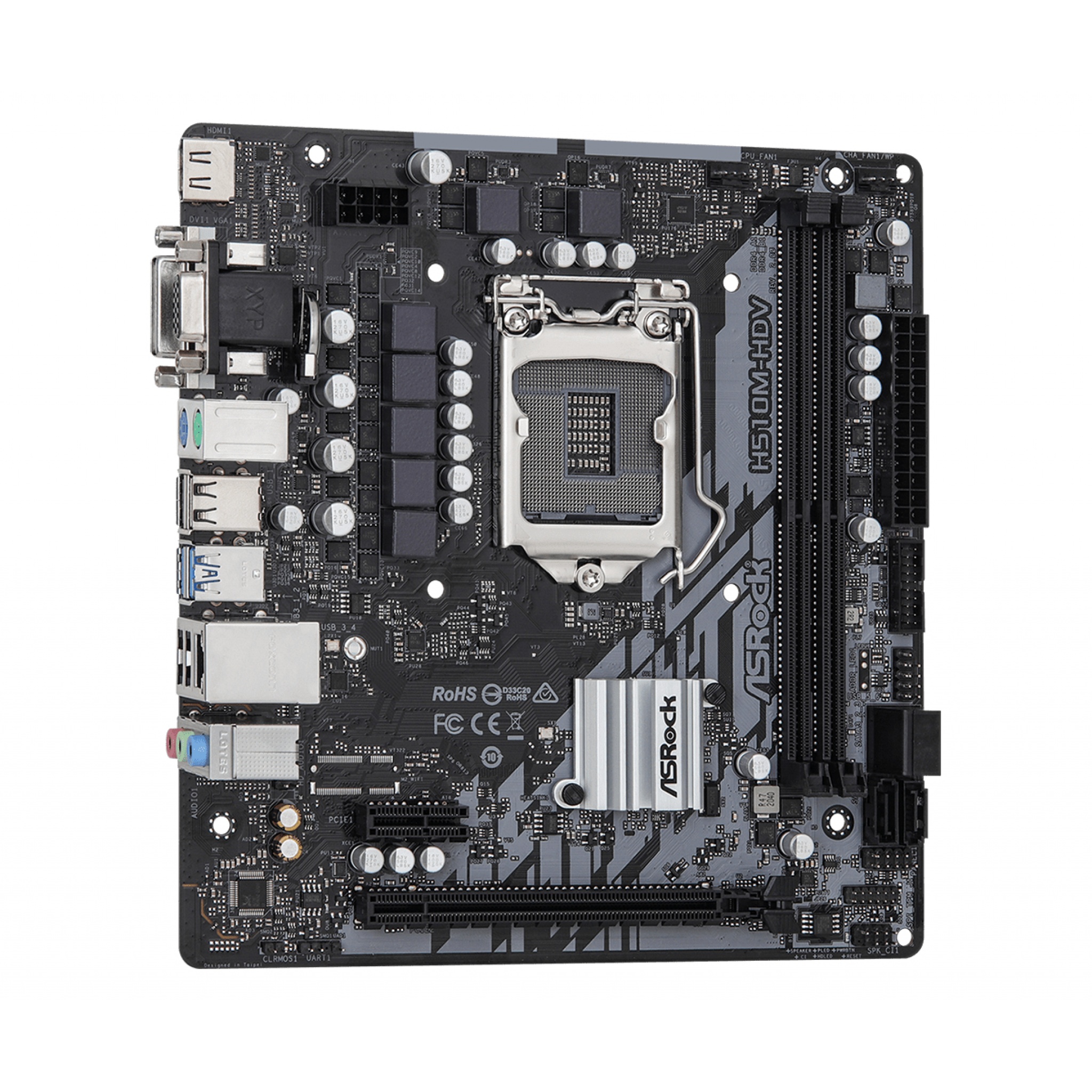 Asrock H510M-HDV R2.0 Intel H510 LGA 1200 micro ATX