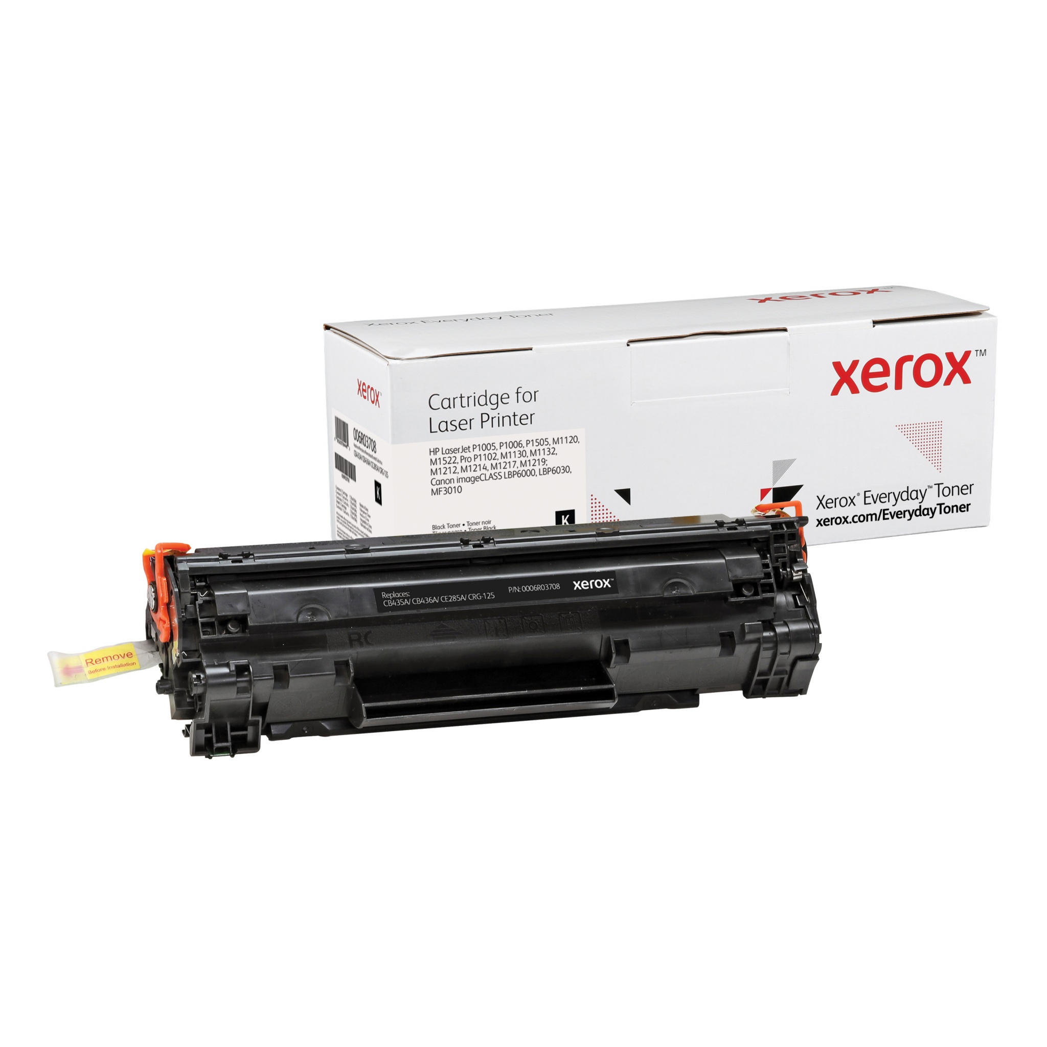 Xerox Everyday Toner compatible with HP CB435A/ CB436A/ CE285A/ CRG-125 -  Black