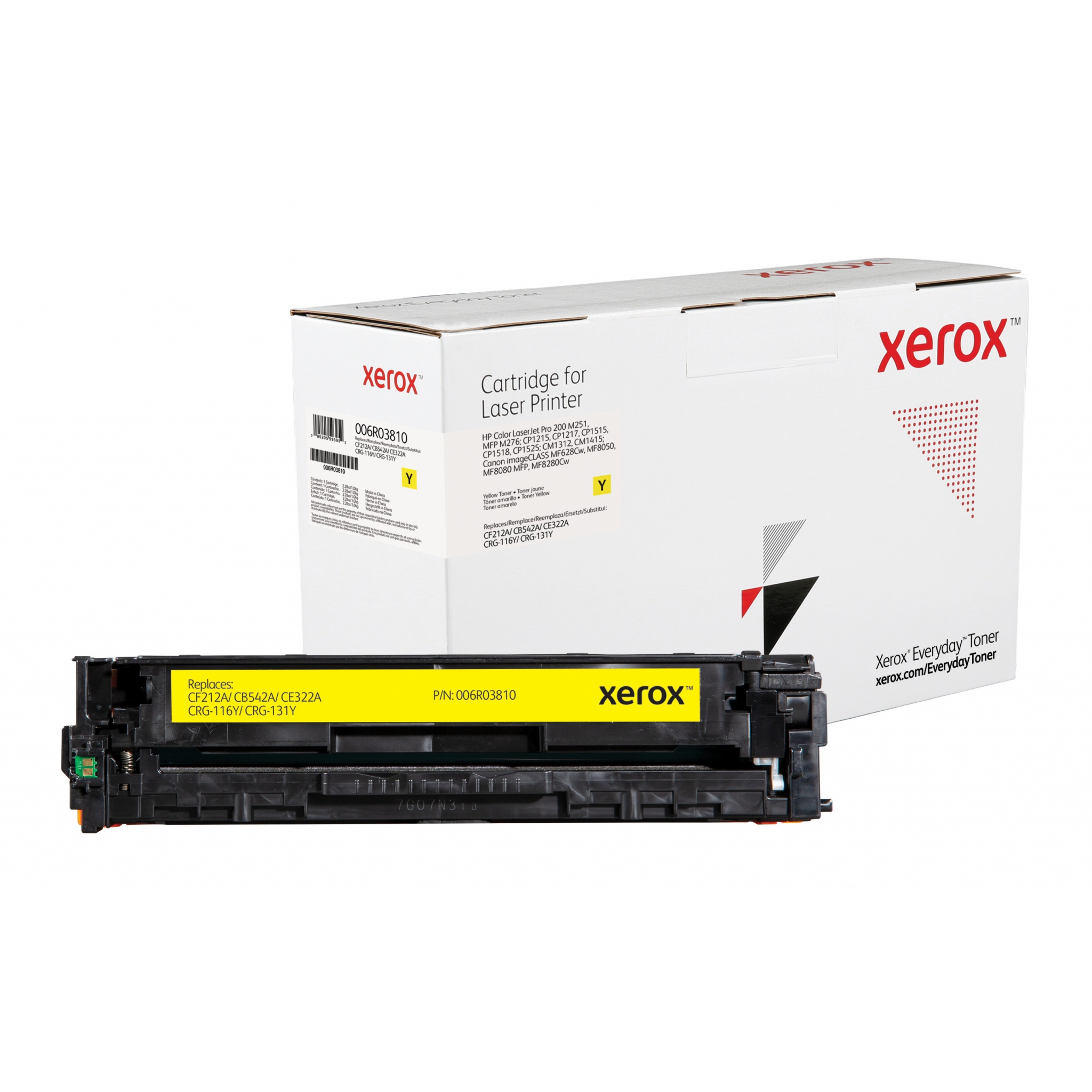 Xerox Everyday Toner HP CF212A/ CB542A/ CE322A/ CRG-116Y/ CRG-131Y - Yellow