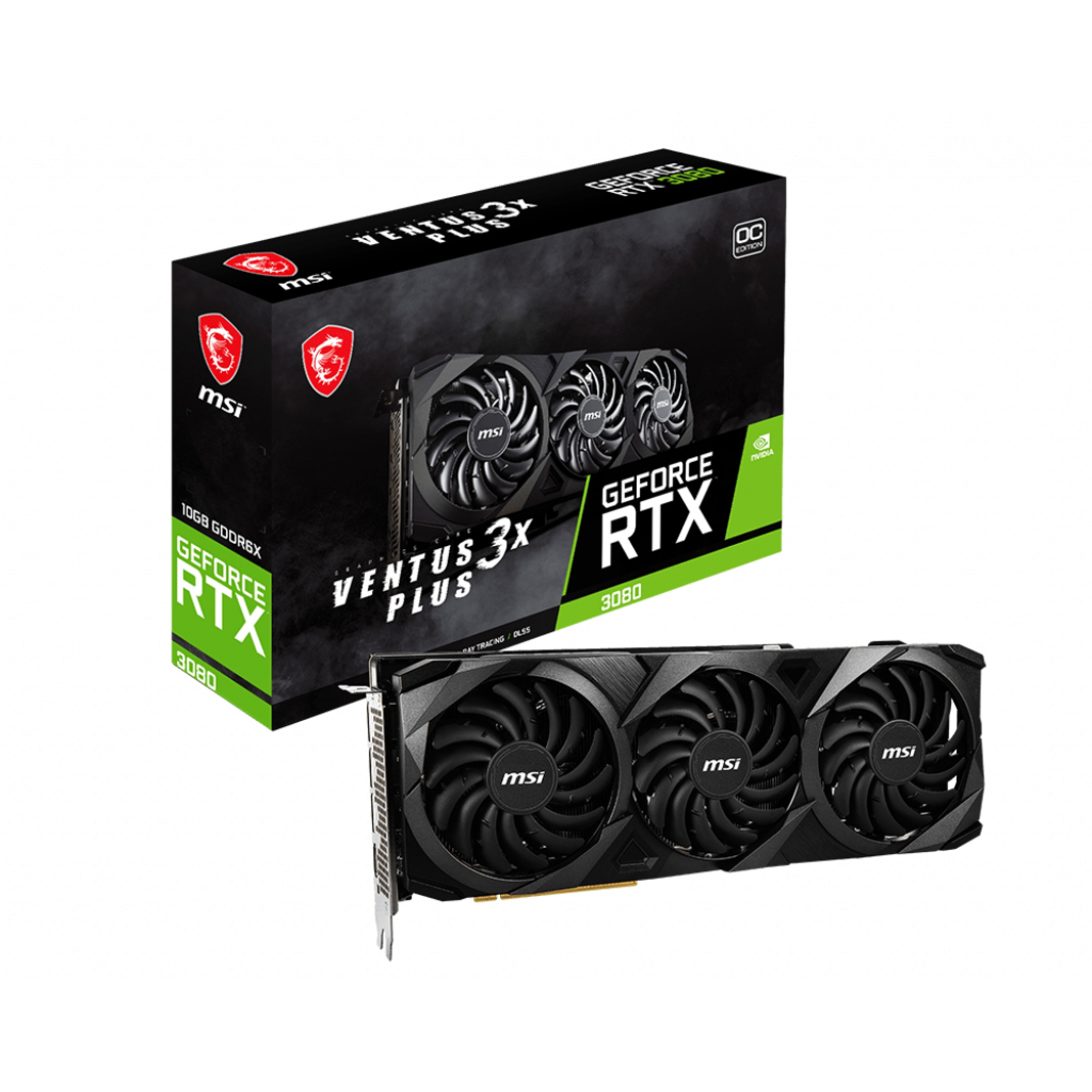 MSI GeForce RTX 3080 Ventus 3X Plus 10G OC LHR NVIDIA 10GB GDDR6X