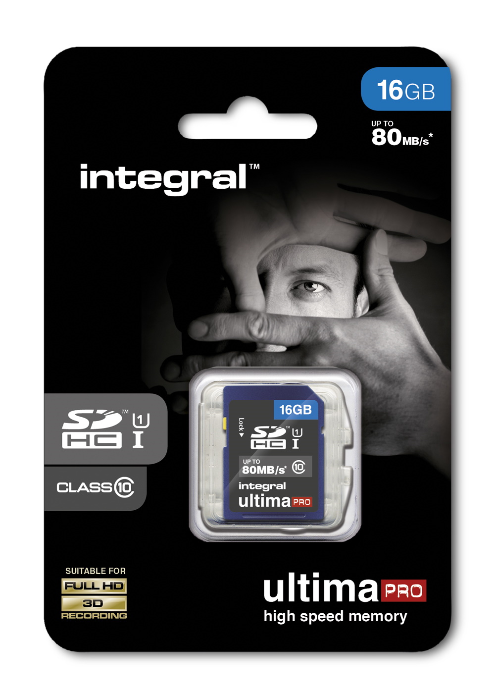 footsteps pageant Embassy 16GB Integral Ultima Pro SDHC 80MB/sec CL10 UHS-1 Memory Card