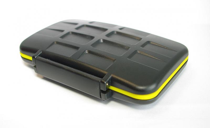 JJC MC-CF4 Multi Card Case - Wasserdichte Aufbewahrung Für 4 CF Karten - Blaues Etui 115x80x15mm