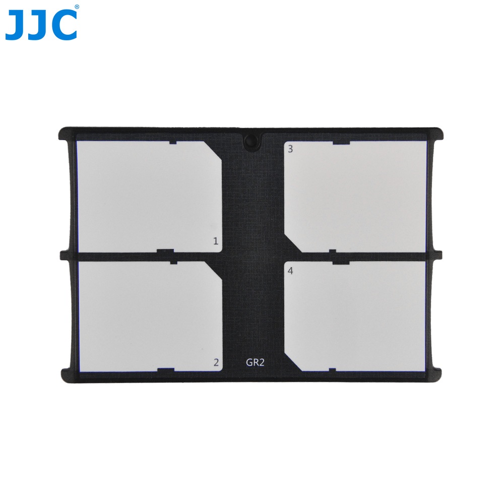 JJC MCH-SD4 Ultra Slim Credit Card Size Memory Card Holder Hard Case for 4 x SD 