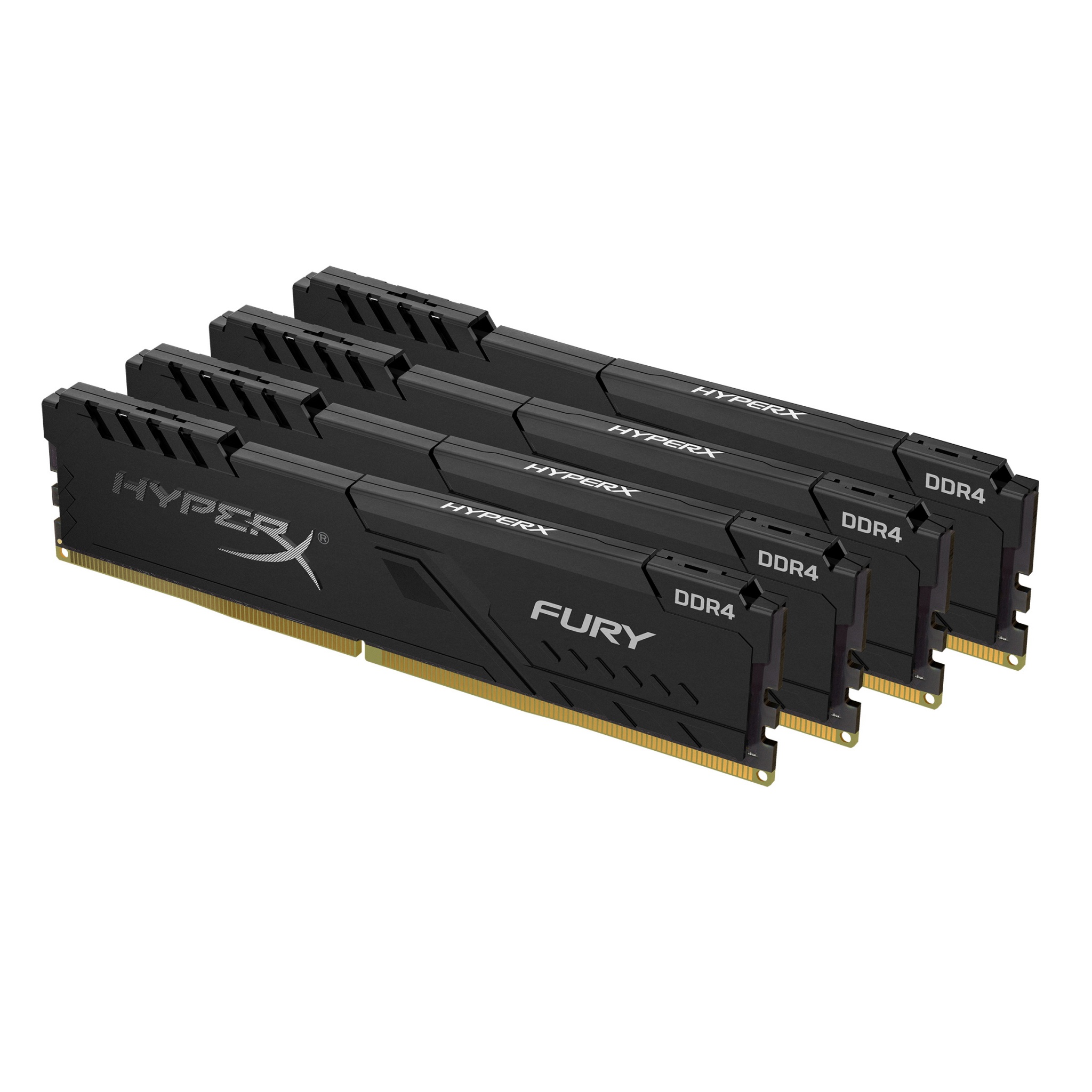HyperX Fury DDR4 16GB×4 3200MHz HyperX Fury 16GB 3200MHz DDR4 CL15 DIMM (Kit of 2) 1Rx8
