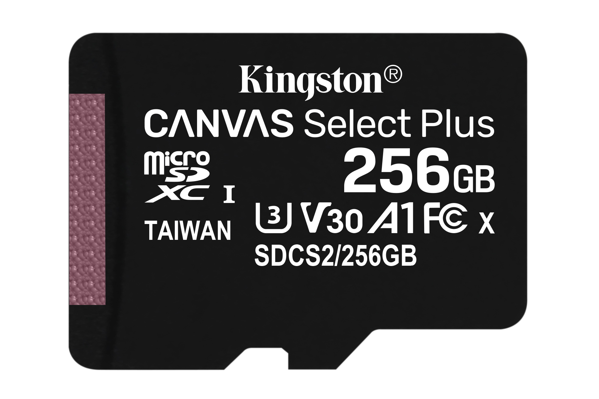 256GB Kingston Canvas Select Plus microSDXC CL10 UHS-1 U3 V30 A1