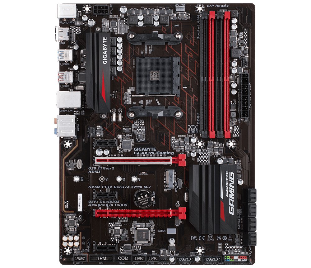 Gigabyte Gaming AMD X370 AM4 ATX DDR4 Motherboard