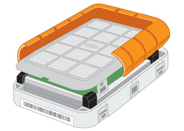 1TB LaCie Rugged Triple Interface Hard Disk (2x Firewire 800, USB3