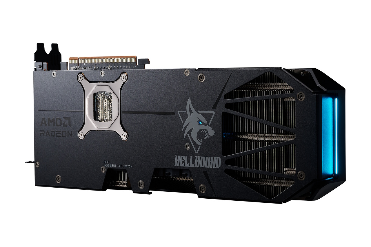 PowerColor Radeon Hellhound RX 9070 XT 16GB GDDR6 3-Fan Graphics Card