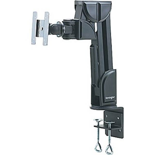 Kensington Flat Panel Desk Mount Monitor Arm Black