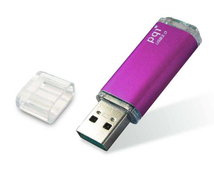 16GB PQI U273V Traveling Disk USB Flash Drive Purple USB3.0
