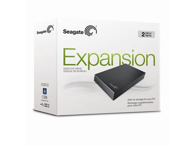 2TB Seagate Expansion External 3.5-inch USB3.0 Desktop Hard Drive