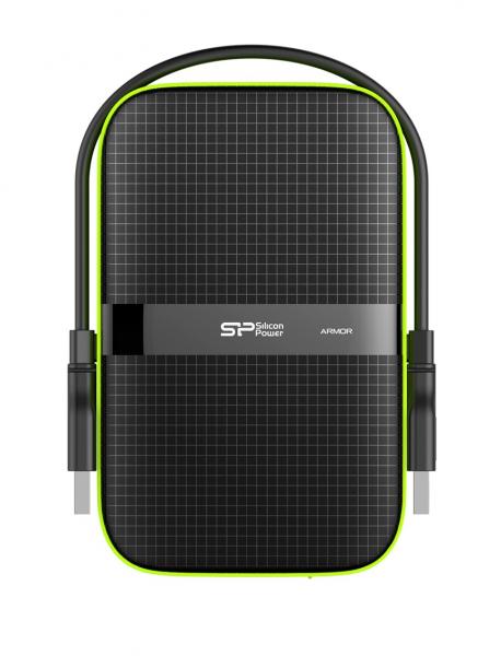 2TB Silicon Power Armor A60 Shockproof Portable Hard Drive - USB3