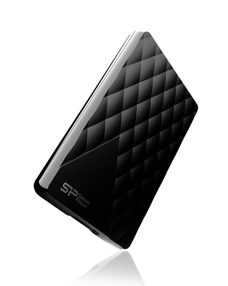新品未使用　Silicon Power Diamond D05 1TB HDD 1TB Silicon Power USB3.0 Portable Hard Drive Diamond D06 Black Edition