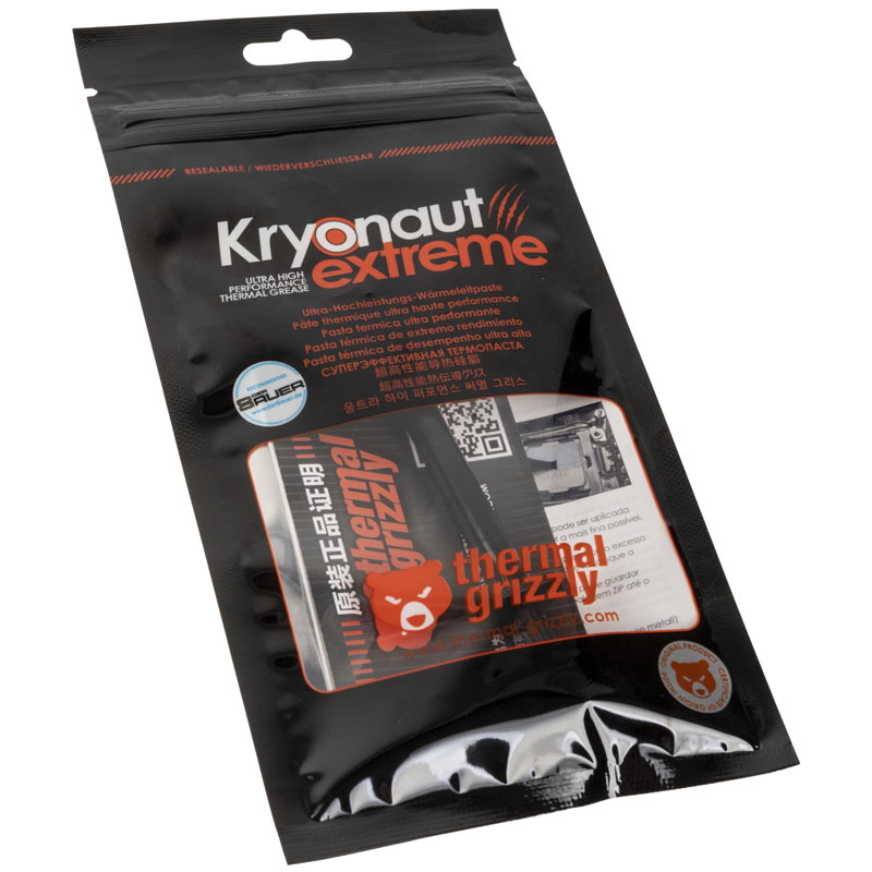 Thermal Grizzly Kryonaut Extreme The High Performance Thermal Paste for  Cooling All Processors, Graphics Cards and Heat Sinks in Computers and  Consoles (2 Gram) 