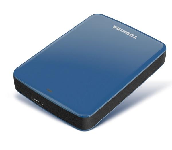 2TB Toshiba Canvio Connect USB3.0 2.5-inch Portable Hard Drive (Blue)