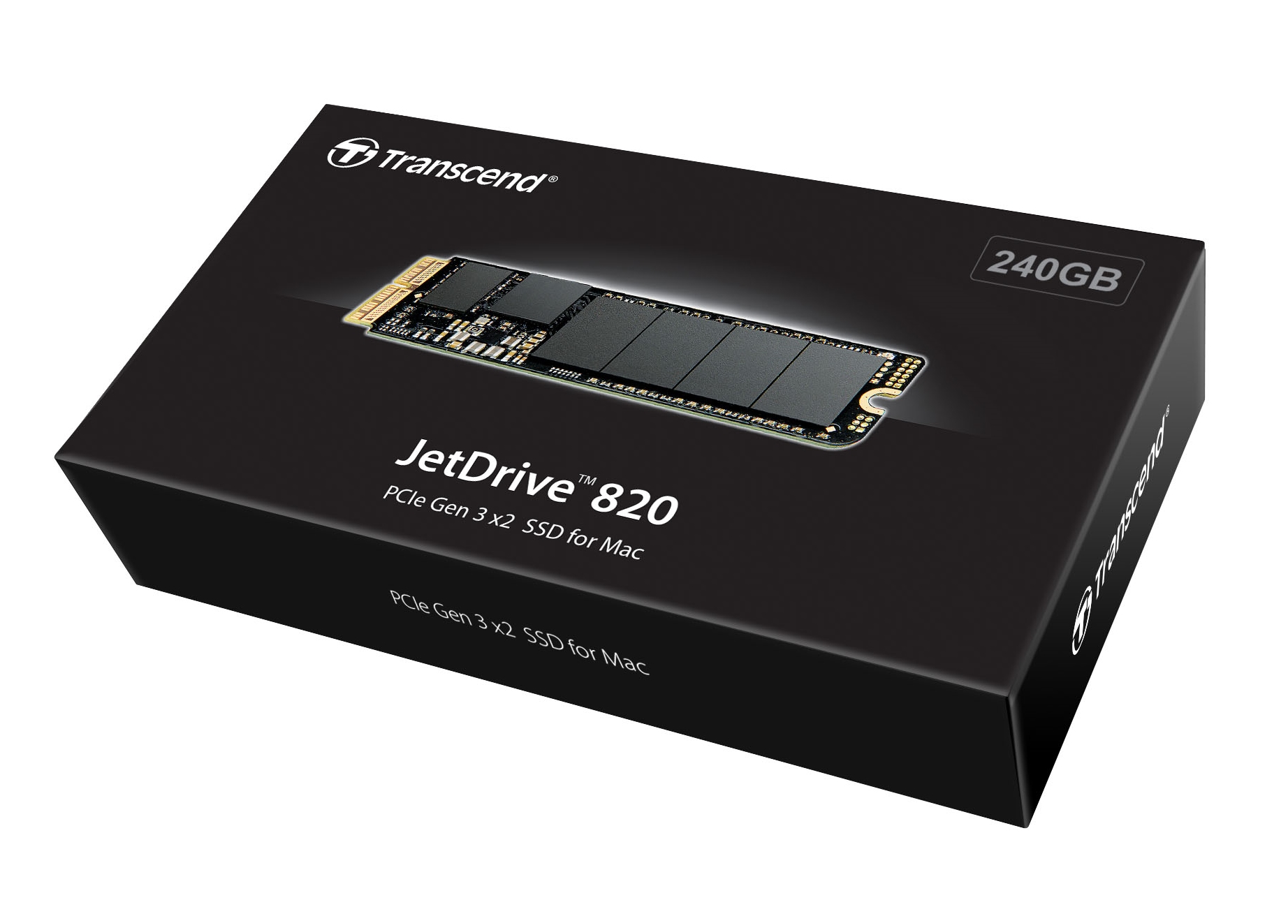 240GB Transcend JetDrive 820 PCIe Gen 3 x2 SSD for Select MacBook